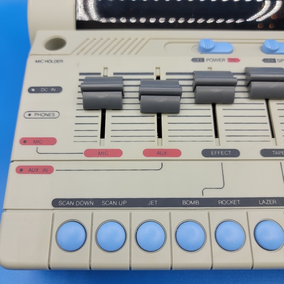 1988 Quick Shot Studio 4 QS-2050 Sound Mixing System Tested & Works D Battery Op - Picture 11 of 11